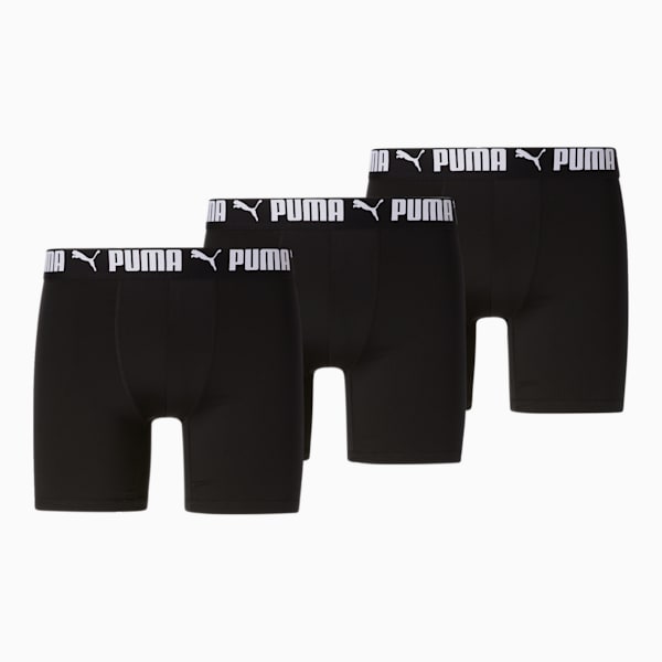 Men's Athletic Boxer Briefs [3 Pack], BLACK / WHITE, extralarge